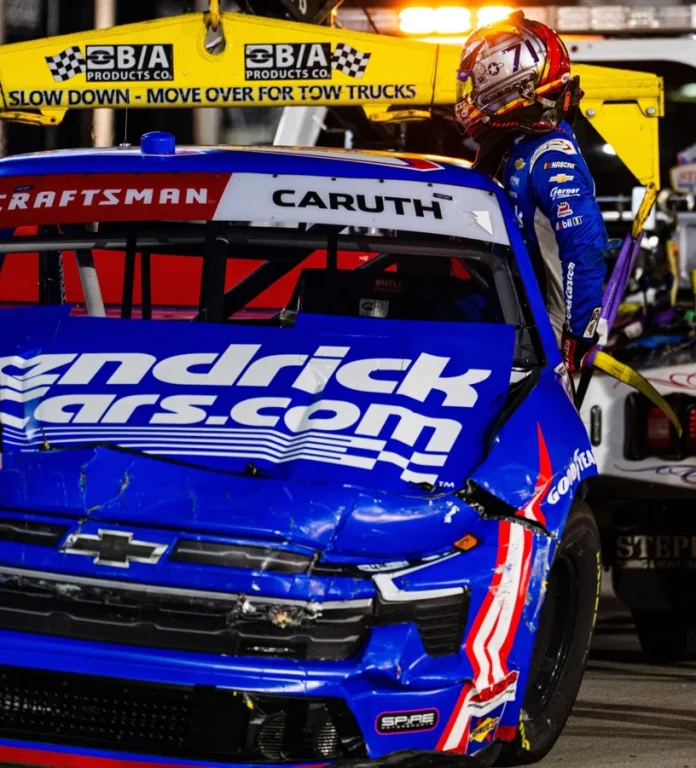 Rajah Caruth NASCAR playoffs crash Rajah Caruth NASCAR playoffs crash