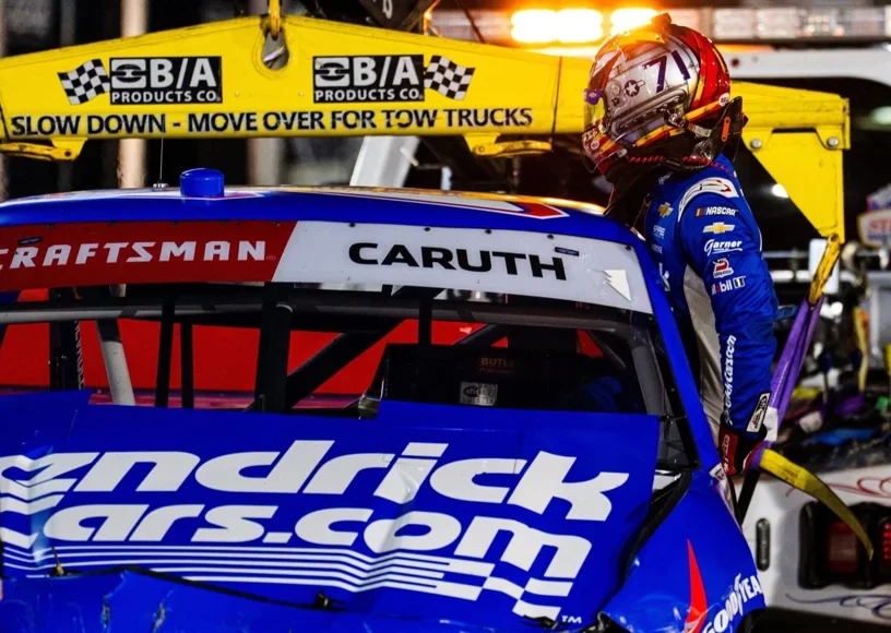 Rajah Caruth NASCAR playoffs crash