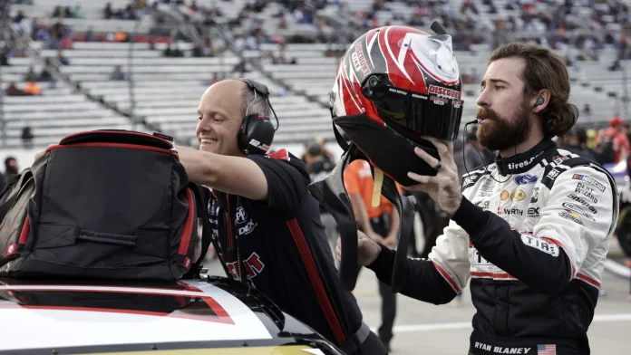 Ryan Blaney Martinsville NASCAR reaction Ryan Blaney Martinsville NASCAR reaction