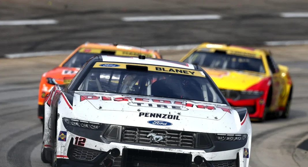 Ryan Blaney Martinsville race result