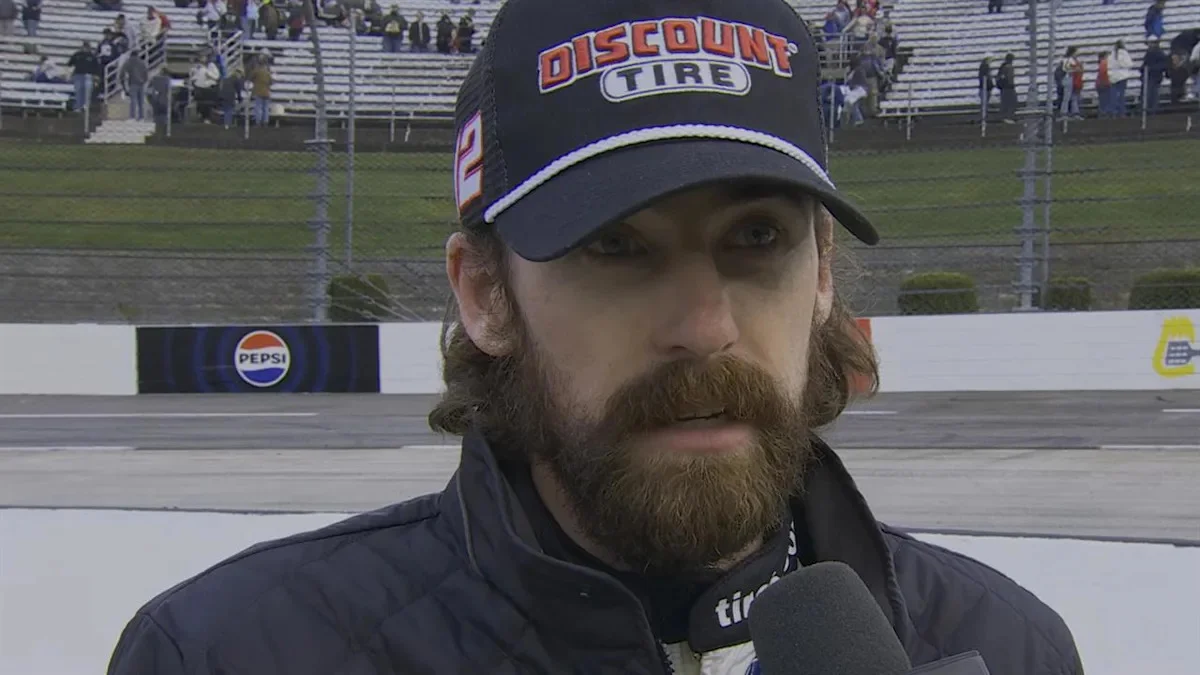 Ryan Blaney pit road interview