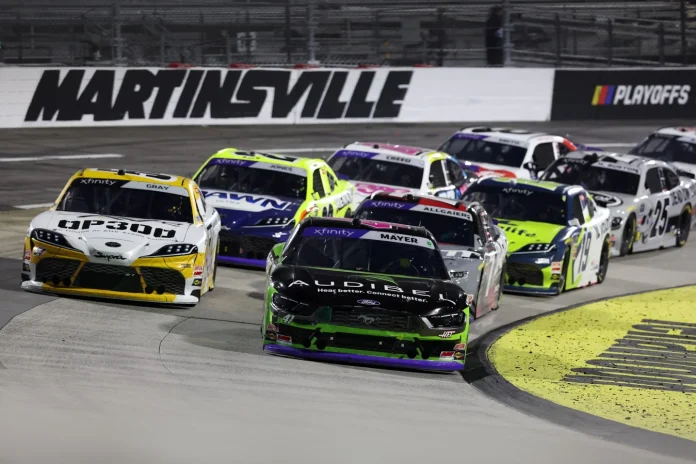 Sam Mayer Martinsville NASCAR penalty Sam Mayer Martinsville NASCAR penalty