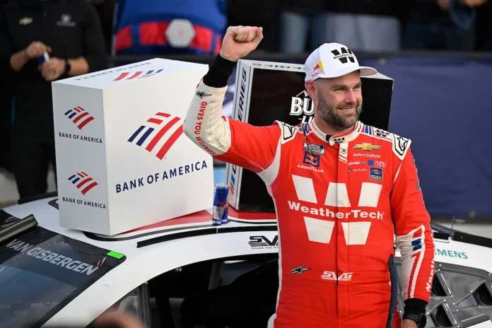 Shane van Gisbergen NASCAR victory