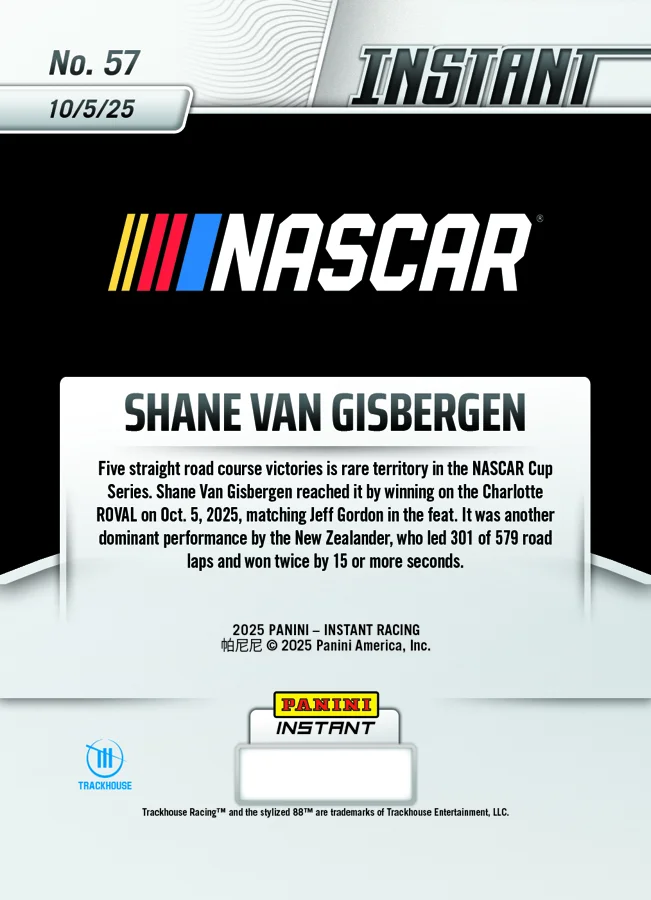 Shane van Gisbergen NASCAR road course