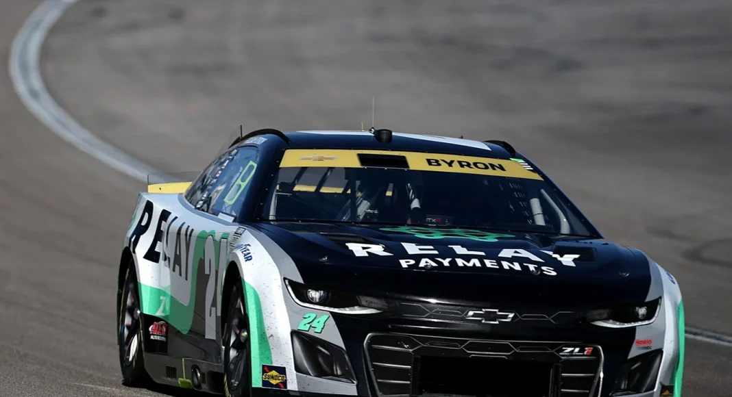 William Byron Las Vegas crash