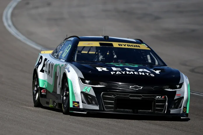 William Byron Las Vegas crash