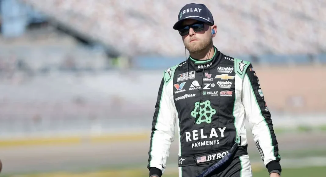 William Byron Las Vegas crash