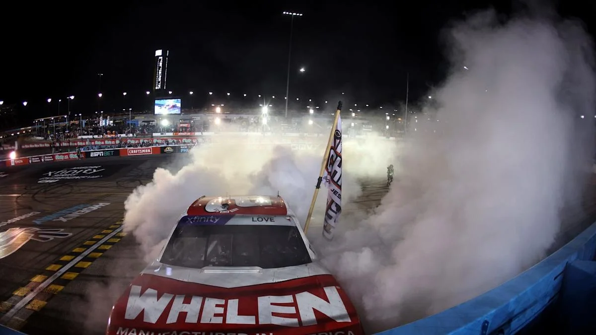 Dale Earnhardt Jr. Xfinity reflection