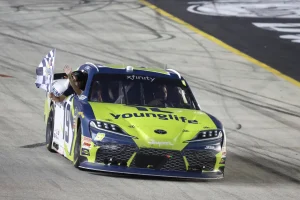 Aric Almirola Helps Joe Gibbs Racing Clinch Xfinity Title