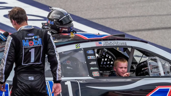 Kevin Harvick NASCAR burnout award