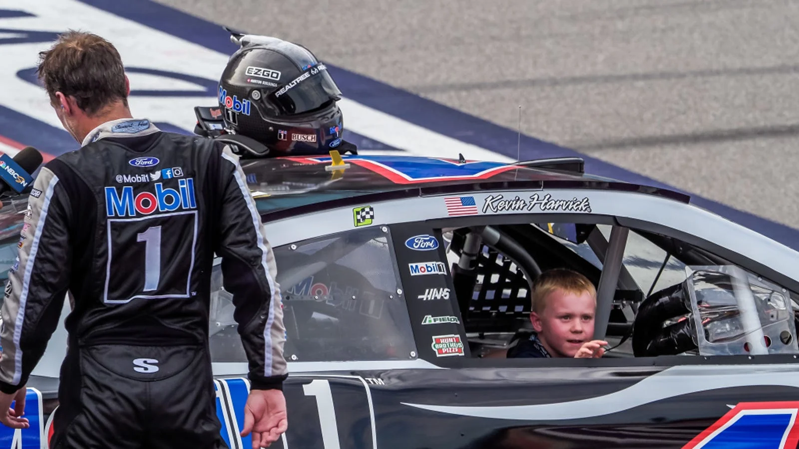 Kevin Harvick NASCAR burnout award