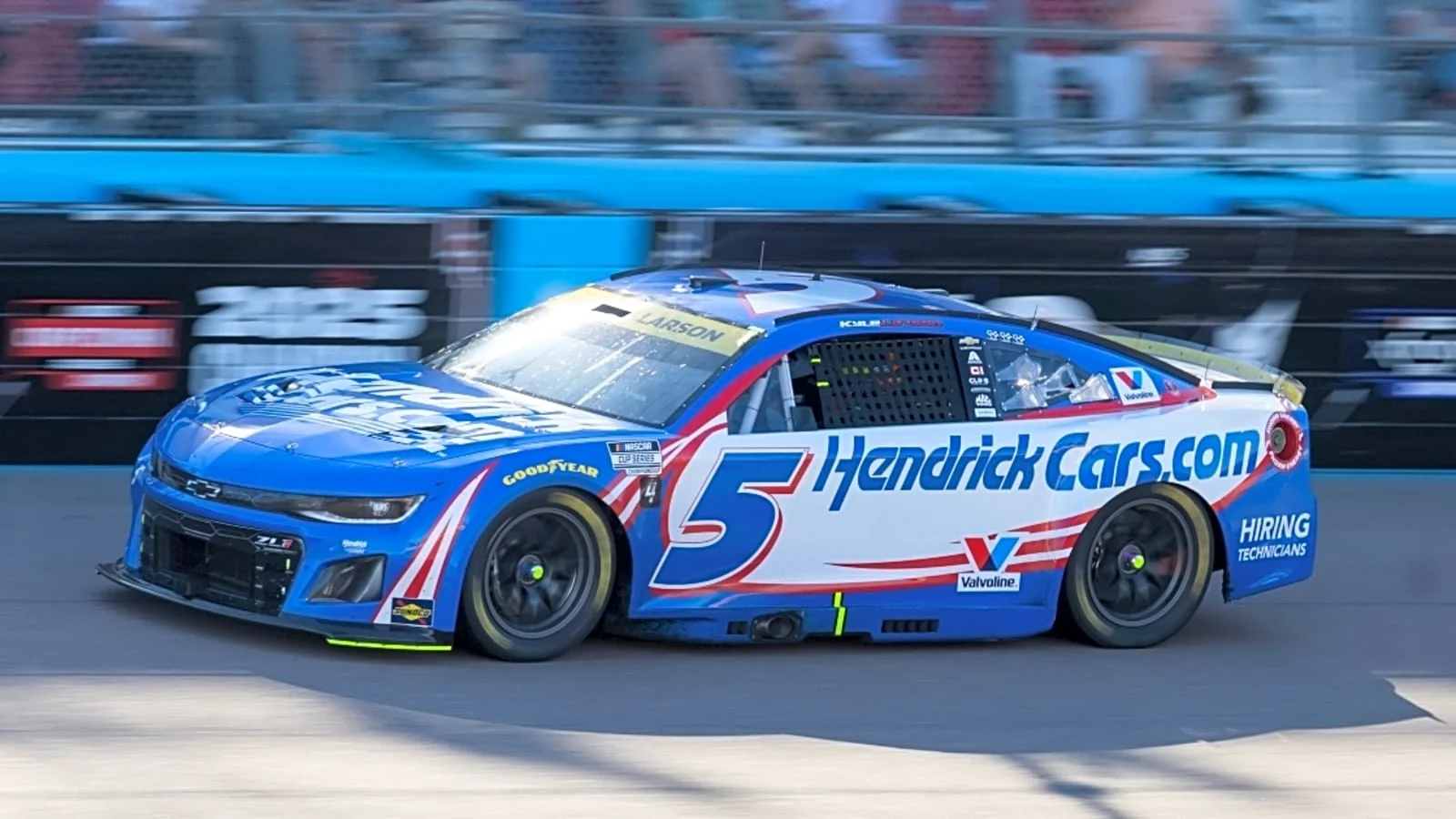 Kyle Larson championship pit strategy