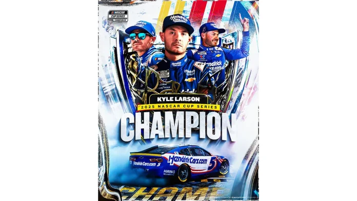 Kyle Larson NASCAR Cup champion