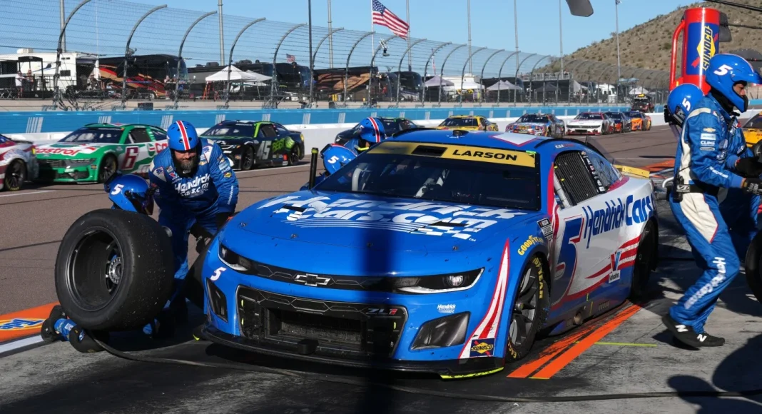 Kyle Larson championship interview