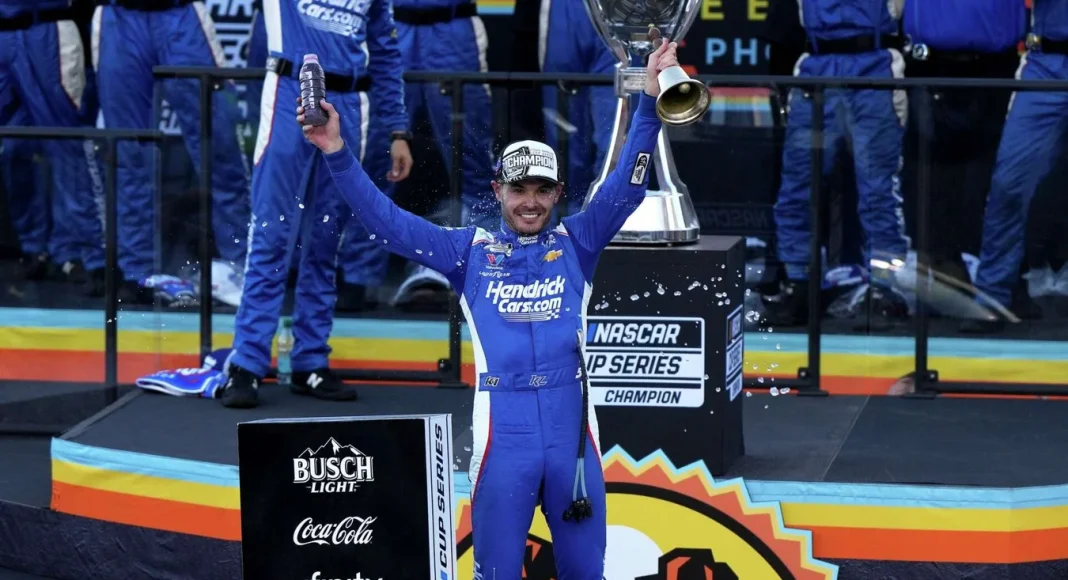 Kyle Larson championship parade