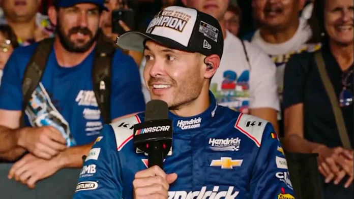 Kyle Larson NASCAR championship interview