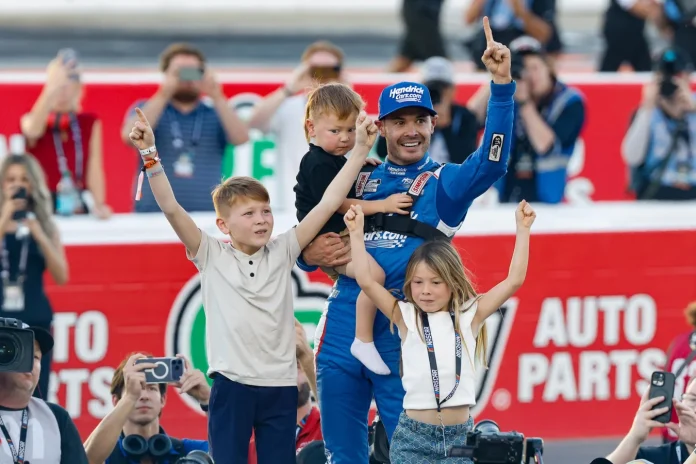 Kyle Larson family championship moments