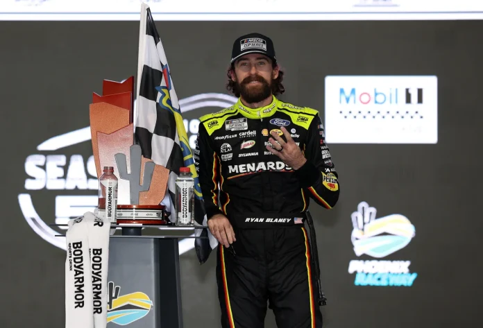 Ryan Blaney Phoenix NASCAR victory