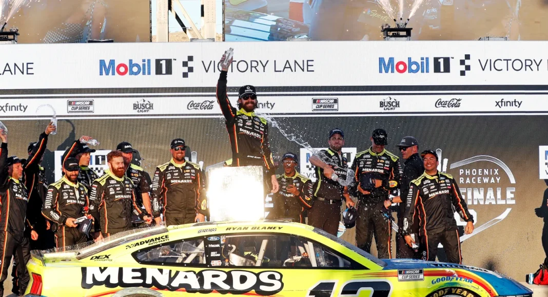 Ryan Blaney Phoenix race victory