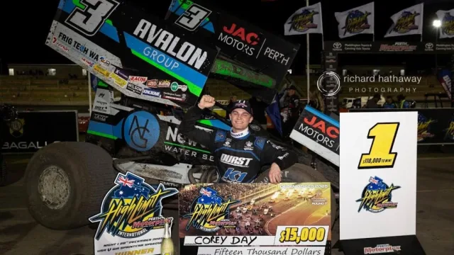 Corey Day, Kyle Larson, Corey Day racing Australia