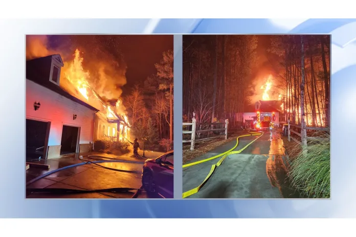 Denny Hamlin, Denny Hamlin house fire