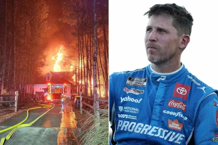 Denny Hamlin, Denny Hamlin house fire update