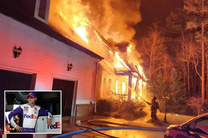 Denny Hamlin, NASCAR Driver, Denny Hamlin family house fire