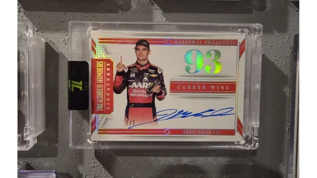 Jeff Gordon, Cup Series, Jeff Gordon National Treasures card