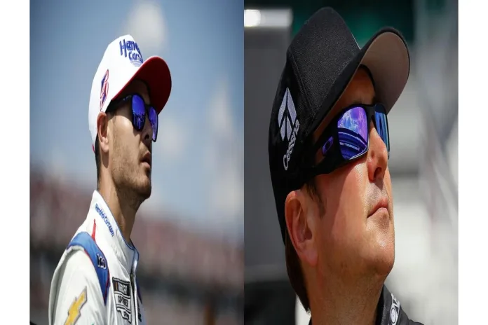 Kyle Larson, Kyle Larson helicopter arrival Perth