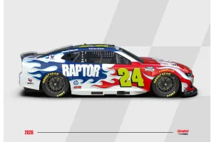 William Byron Unveils Fiery New Raptor Paint Scheme for 2026