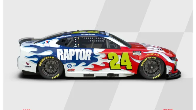 William Byron, Hendrick Motorsports, Chevrolet, William Byron Raptor paint scheme
