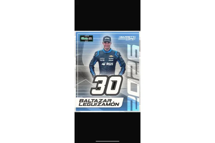 Baltazar Leguizamón, Baltazar Leguizamón NASCAR 2026