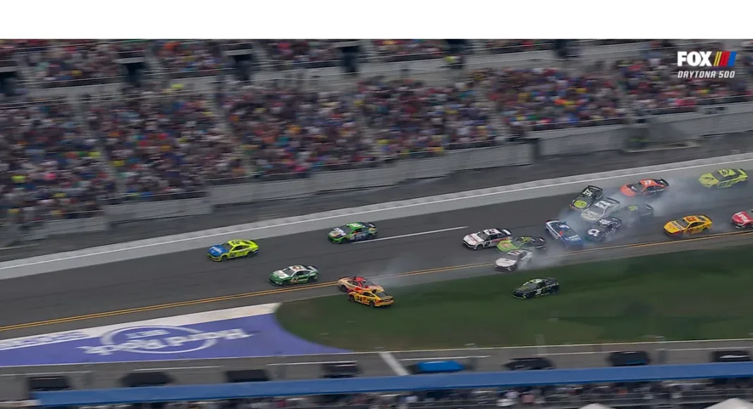 Joey Logano Daytona 500 wreck